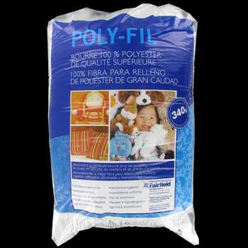 Fairfield Fiber Poly Fil Bag, White - 32 oz